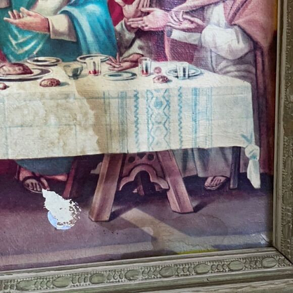 “The Last Supper” by Leonardo Da Vinci Framed Print - Picture 6 of 16